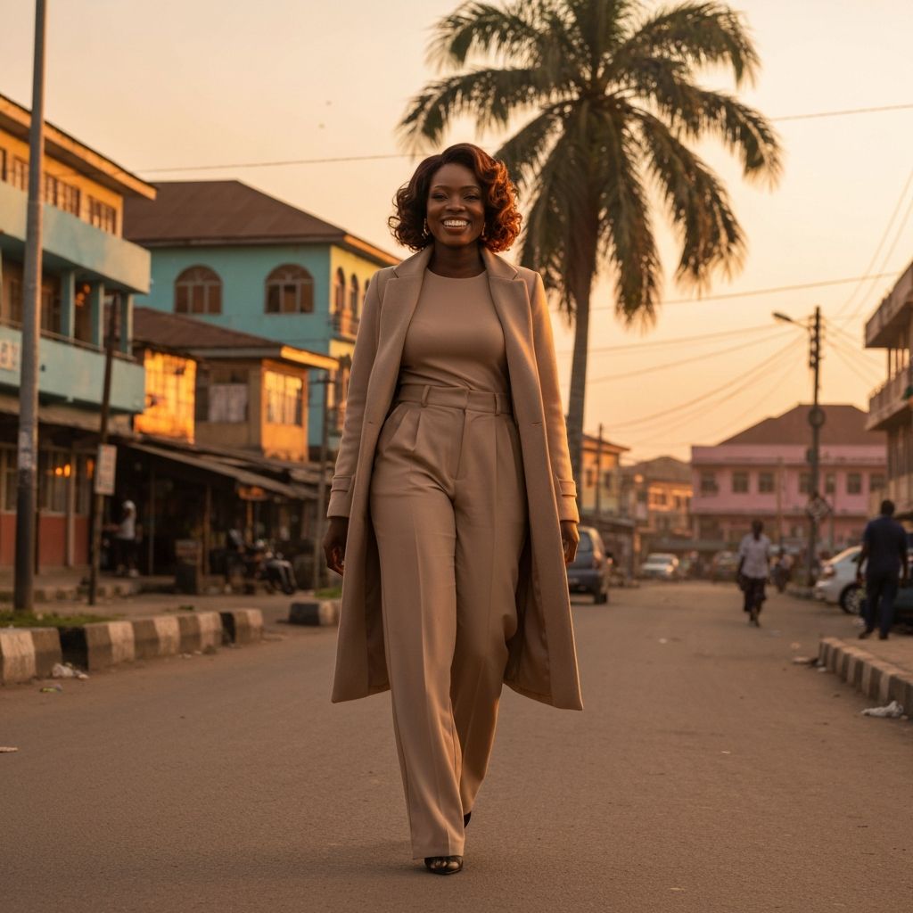 Urban Heritage: Street-ready elegance for the modern Lagos professional.